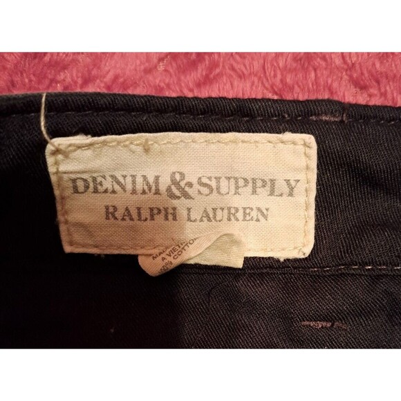 Denim & Supply Ralph Lauren Men's Chino Pants L32 X W36 Green with Pockets - Picture 7 of 10